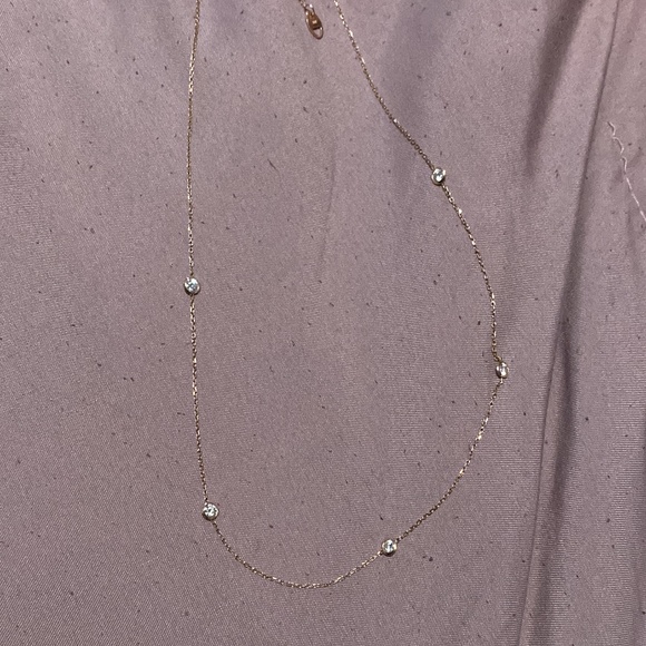 Vrai Oro Jewelry Diamond Necklace Poshmark